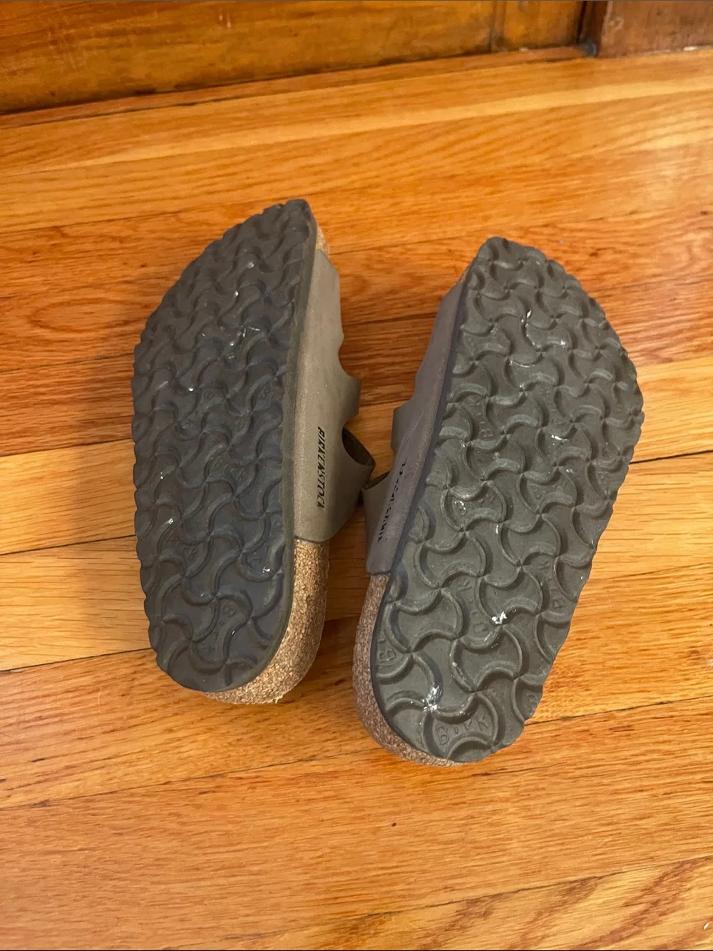 Birkenstock Kids Triple-Strap Sandal in Taupe